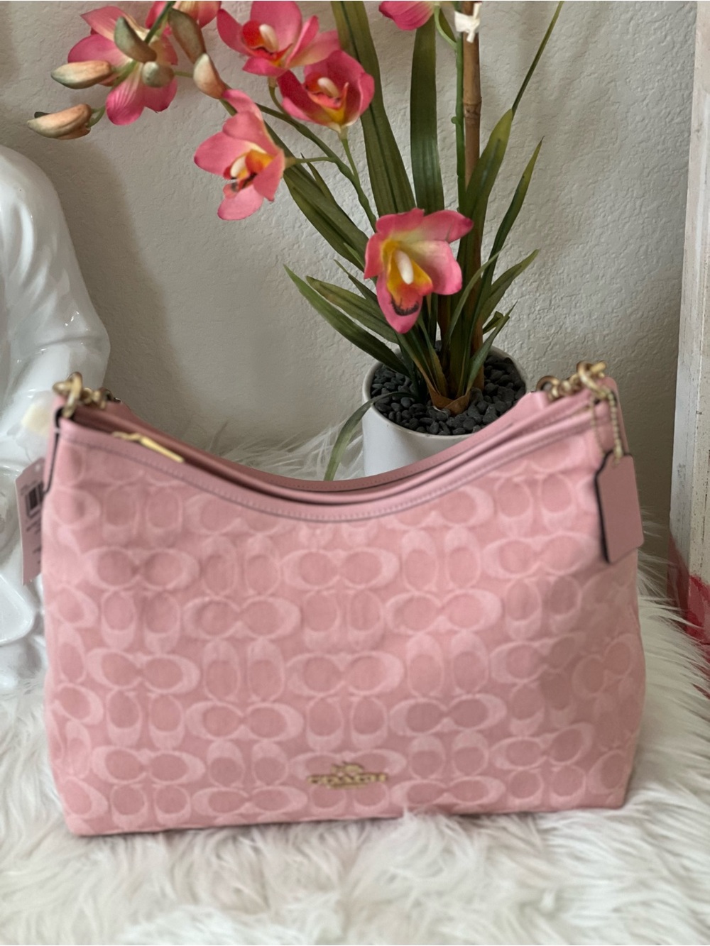 Coach Laurel in pink denim - Picture 2 of 11